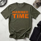 Hammer Time Grunge Orange Gym T-Shirt