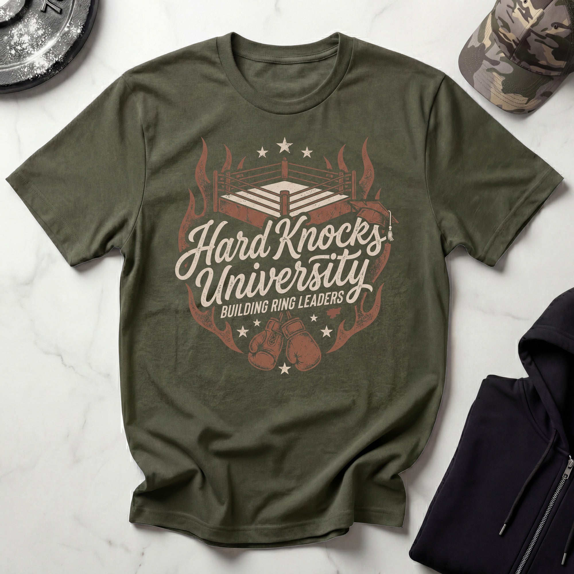 Hard Knocks University Boxing Gym T-Shirt