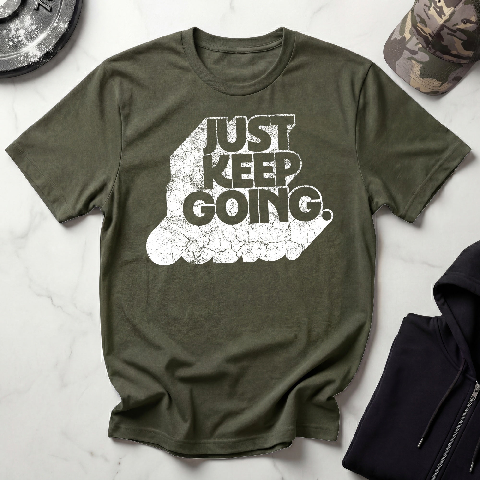Just Keep Going Vintage Gym T-Shirt
