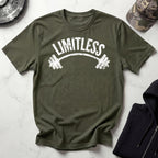 Limitless Barbell Training Vintage Graphic Gym T-Shirt