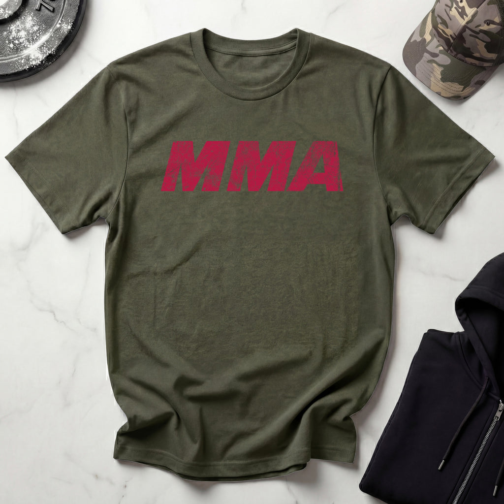 MMA Typographic Vintage Gym T-Shirt
