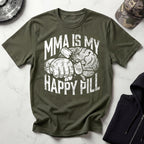 MMA Is My Happy Pill Vintage Gym T-Shirt