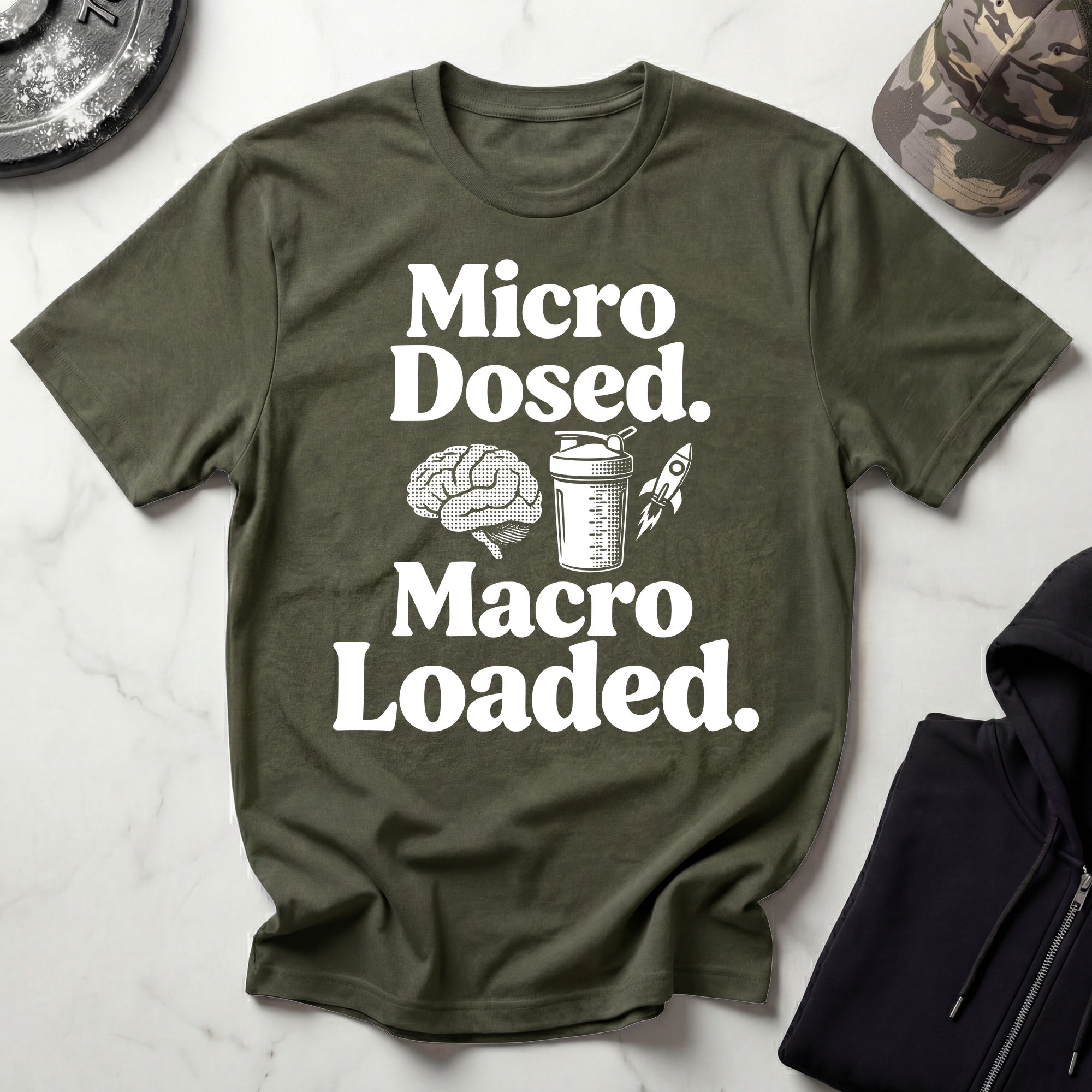 Micro Dosed Macro Loaded Pre-workout Gym T-Shirt