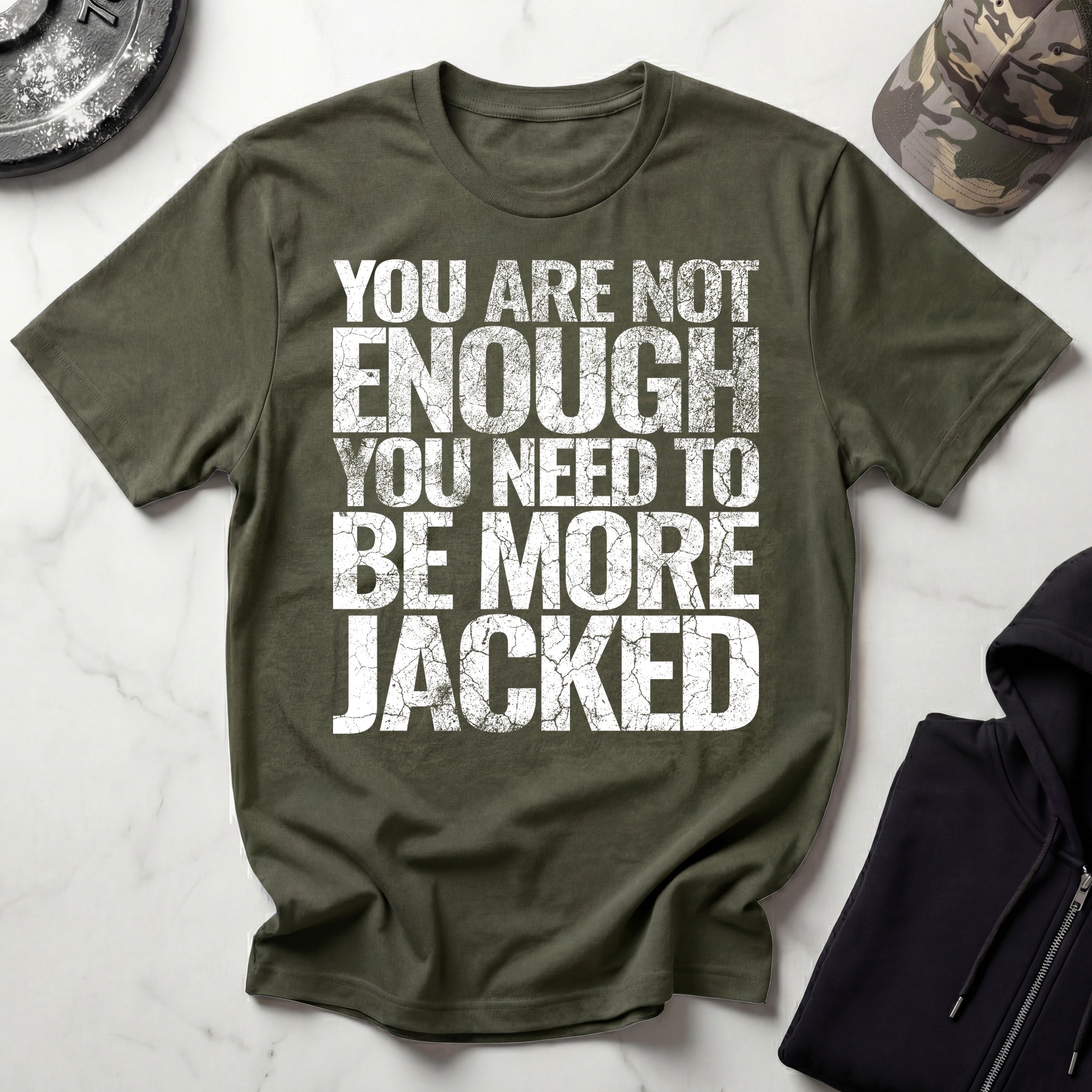 More Jacked Grunge Graphic Gym T-Shirt
