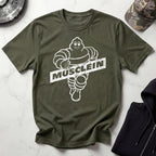 Musclein Man Graphic Vintage Gym T-Shirt