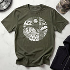 Nature Sea Surf Sun Vintage Screenprint Gym T-Shirt