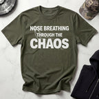 Breathwork Nose Breathe Chaos Gym T-Shirt