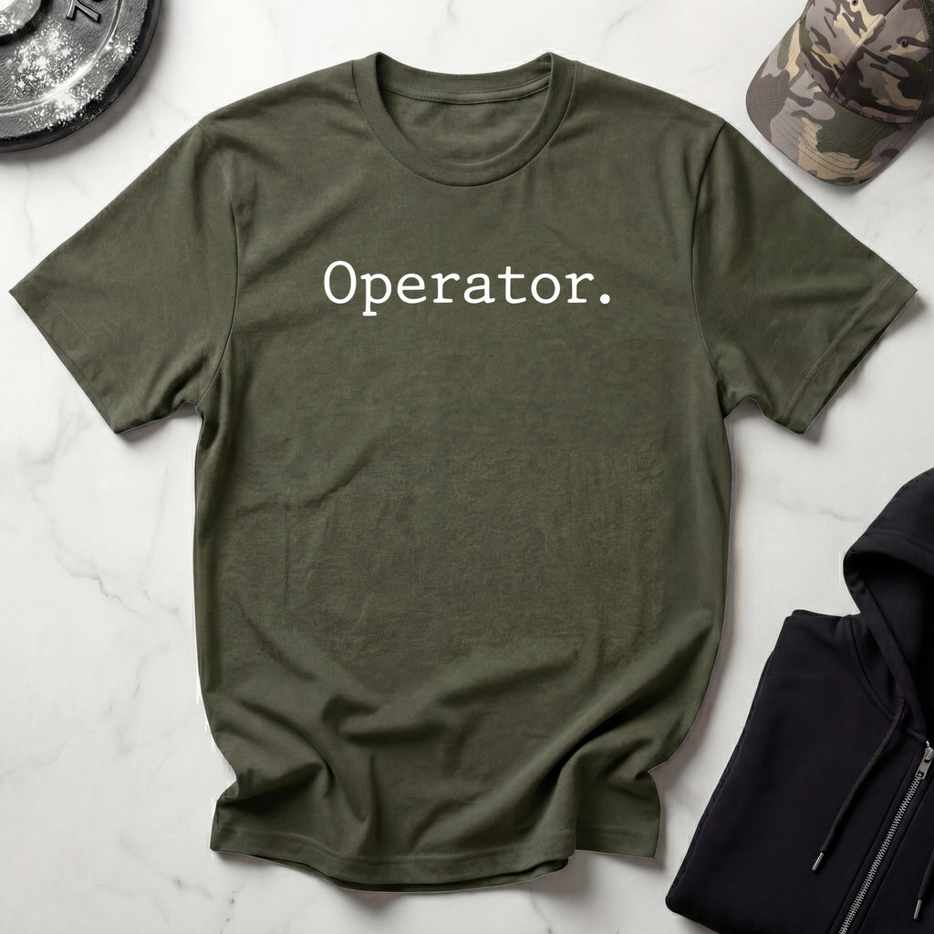 Operator Typographic Retro Gym T-Shirt