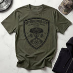 Oppenheimer Explosive Vintage Insignia Gym Tee
