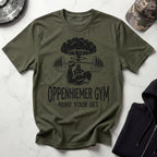 Oppenheimer Explosive Science Vintage Insignia Gym Tee