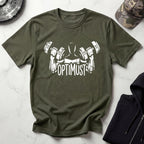 Optimust Weightlifting Robot Gym T-Shirt