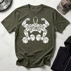 Optimust Weightlifter Robot Gym T-Shirt
