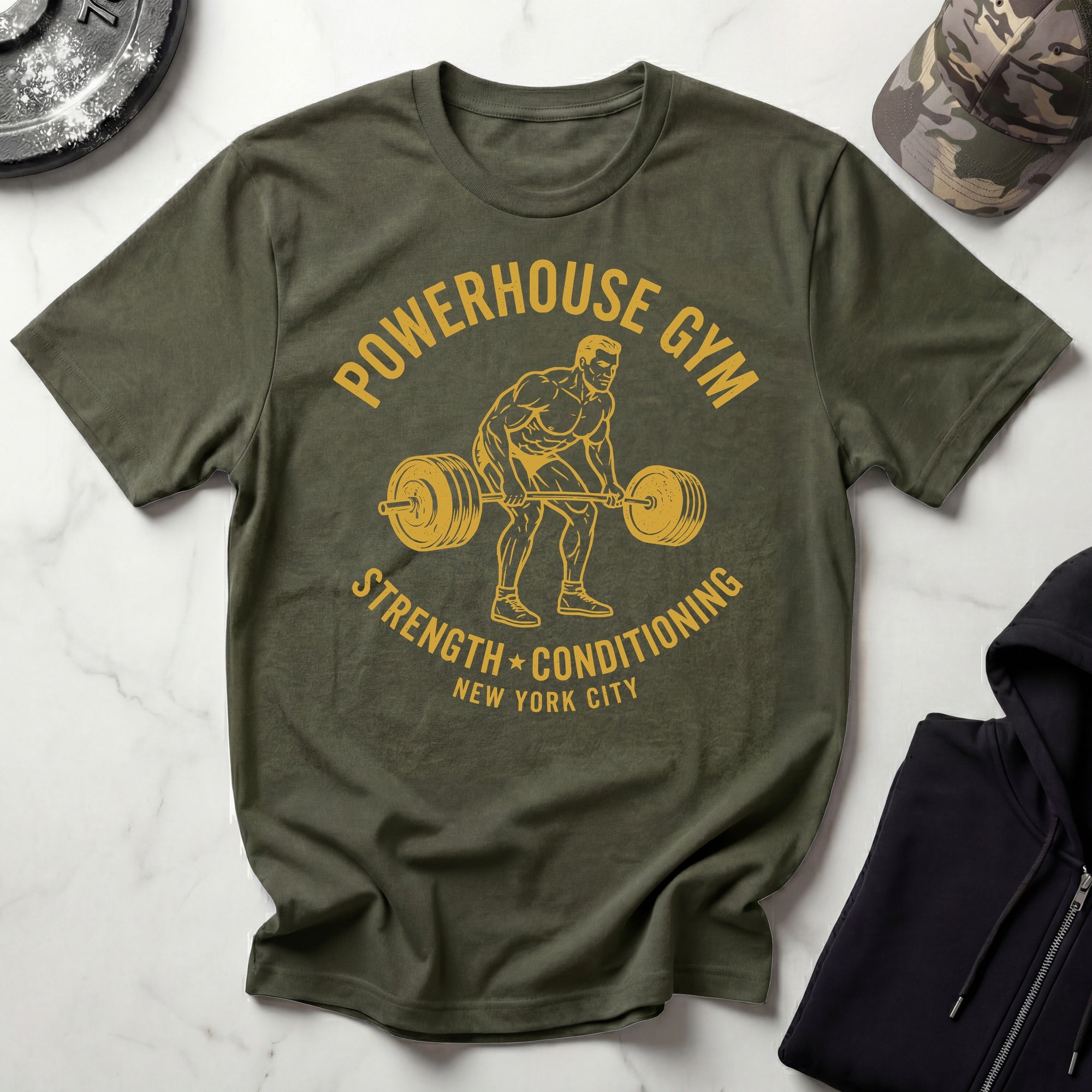 Powerhouse Gym NYC Vintage Gym T-Shirt