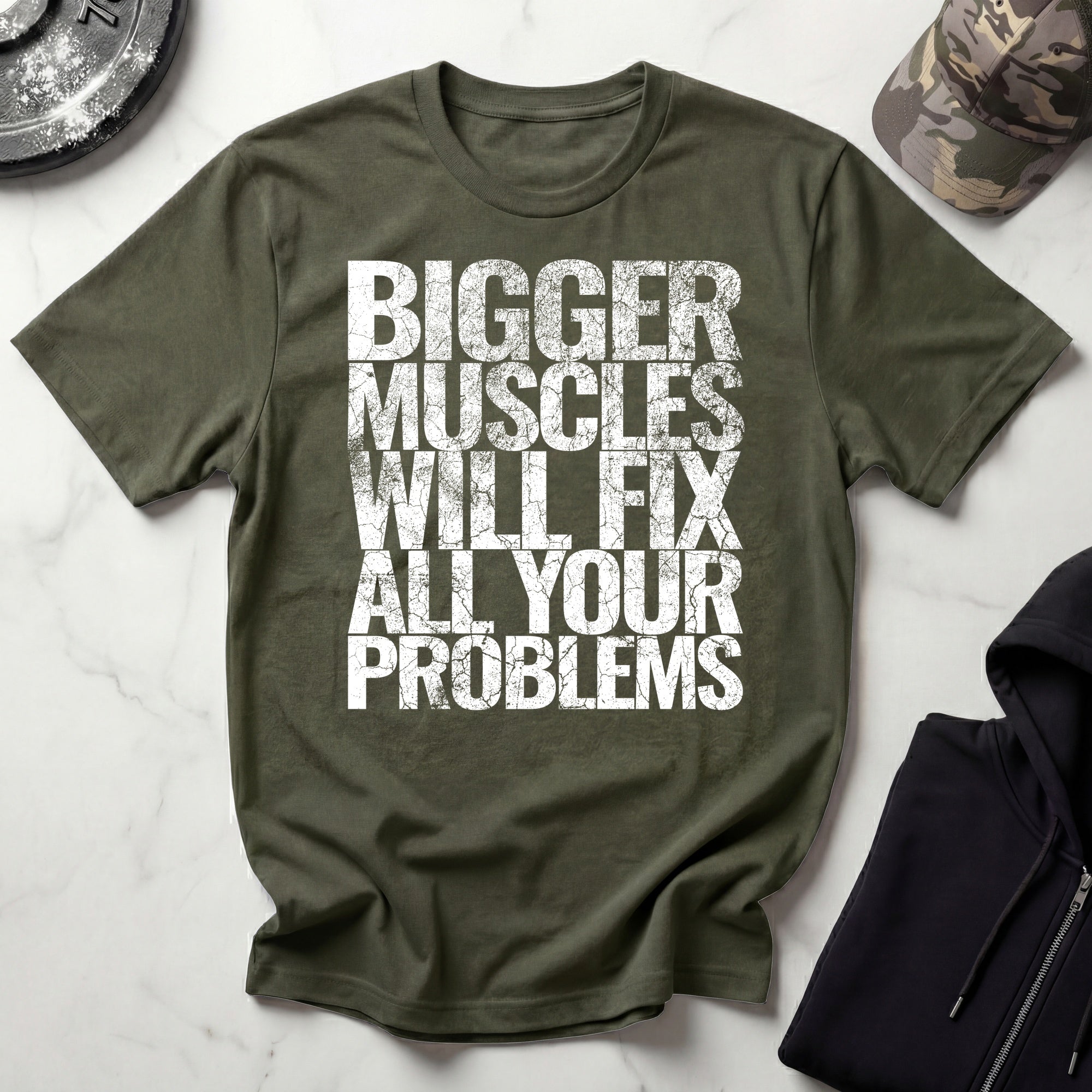 Problems Fixed Graphic Gym T-Shirt
