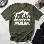 Progressive Overload Graphic Retro Gym T-Shirt