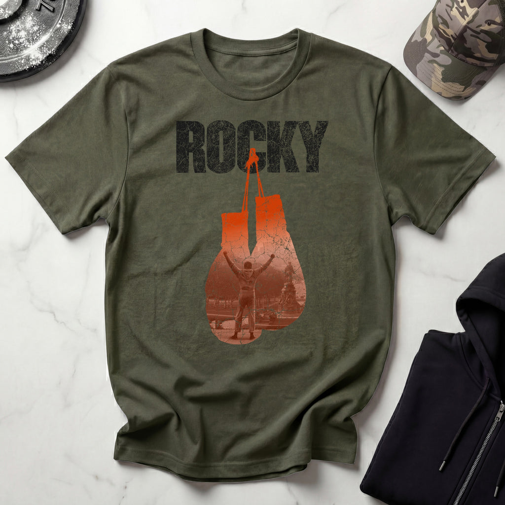 Rocky Fan Art Retro Gym T-Shirtt