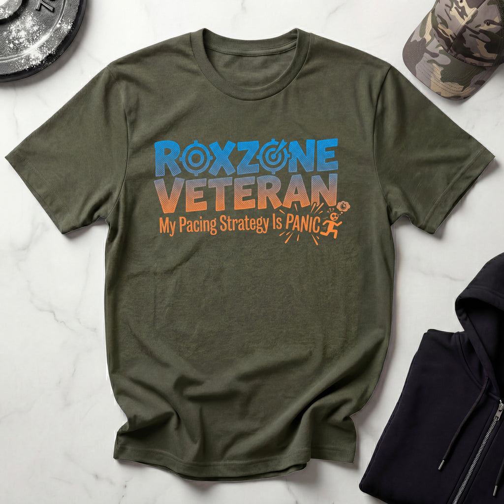 Roxzone Veteran Graphic Gym T-Shirt