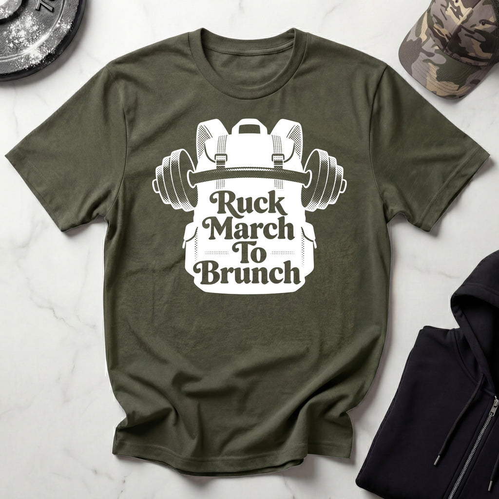 Ruck March To Brunch Graphic Gym T-Shirt