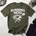 Runner Nerd Brain Vintage Gym T-Shirt