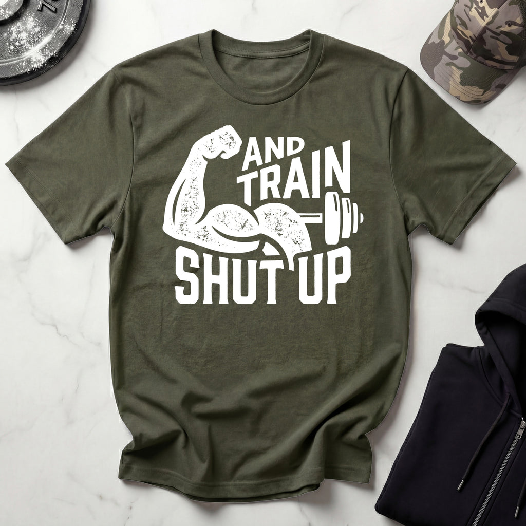 Shut Up And Train Graphic Gym T-Shirt