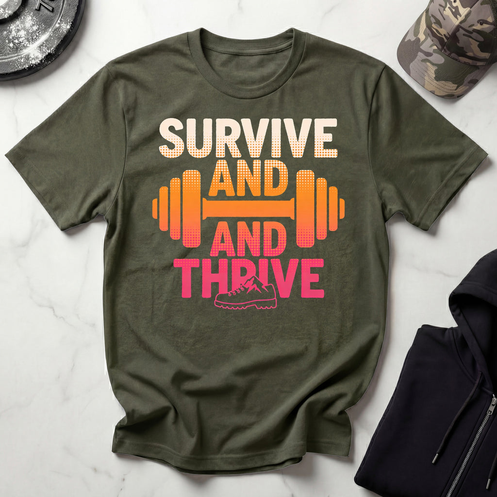 Survive And Thrive Hiking Gym T-Shirt