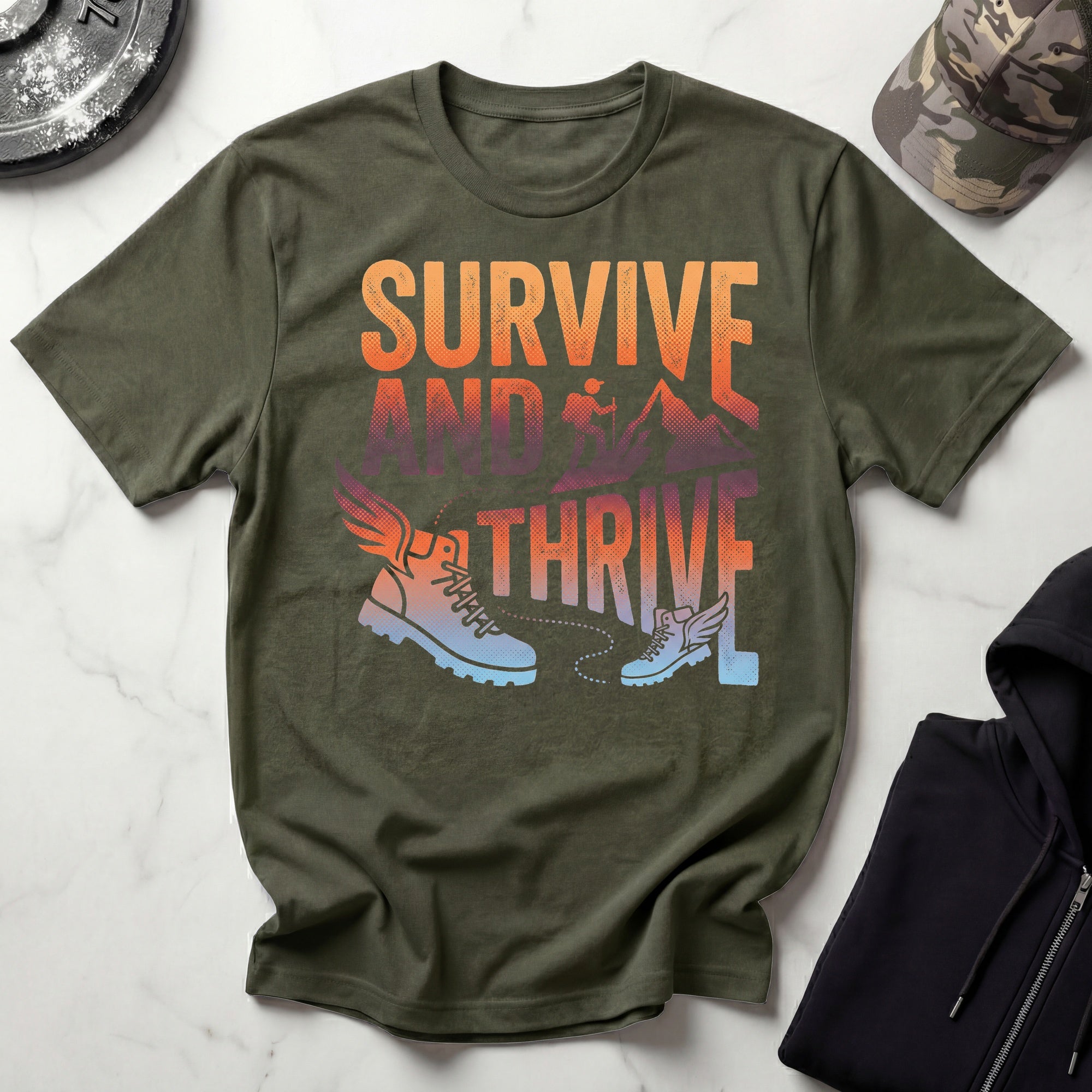 Survive And Thrive Hiking T-Shirt