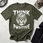 Think Positive Military Training Mindset Gym T-Shirt