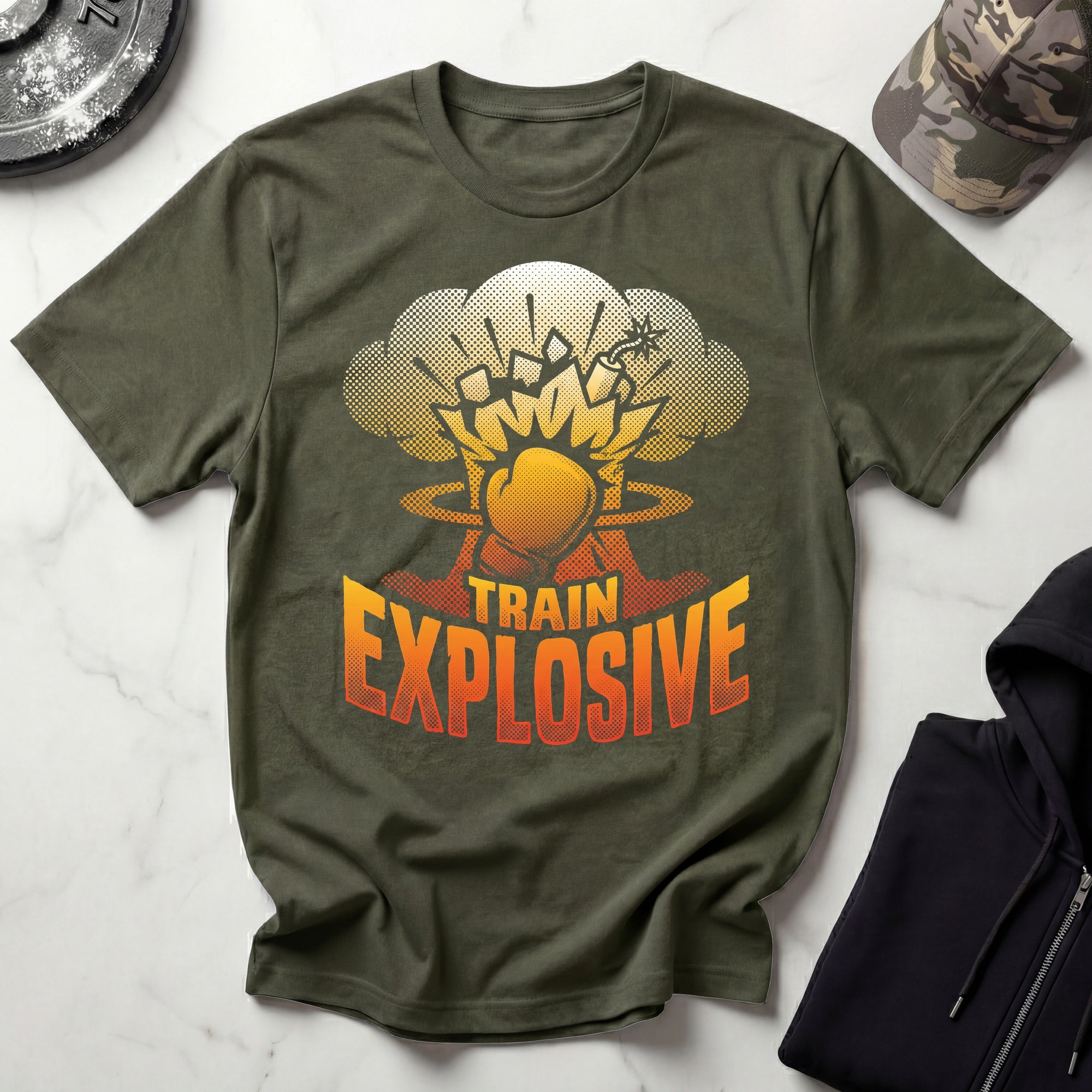 Train Explosive Boxing Gym T-Shirt