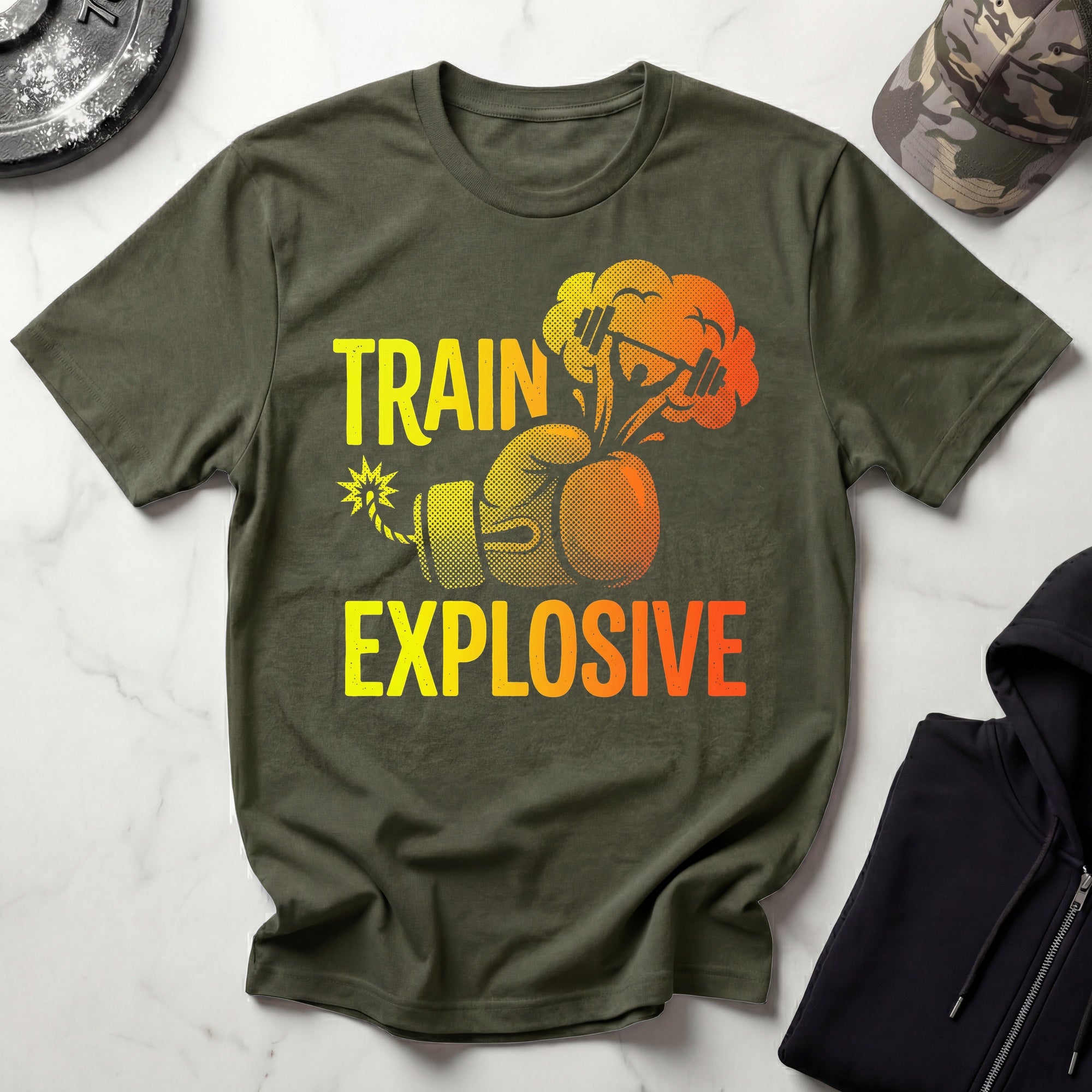 Explosive Boxing Workout Gym T-Shirt