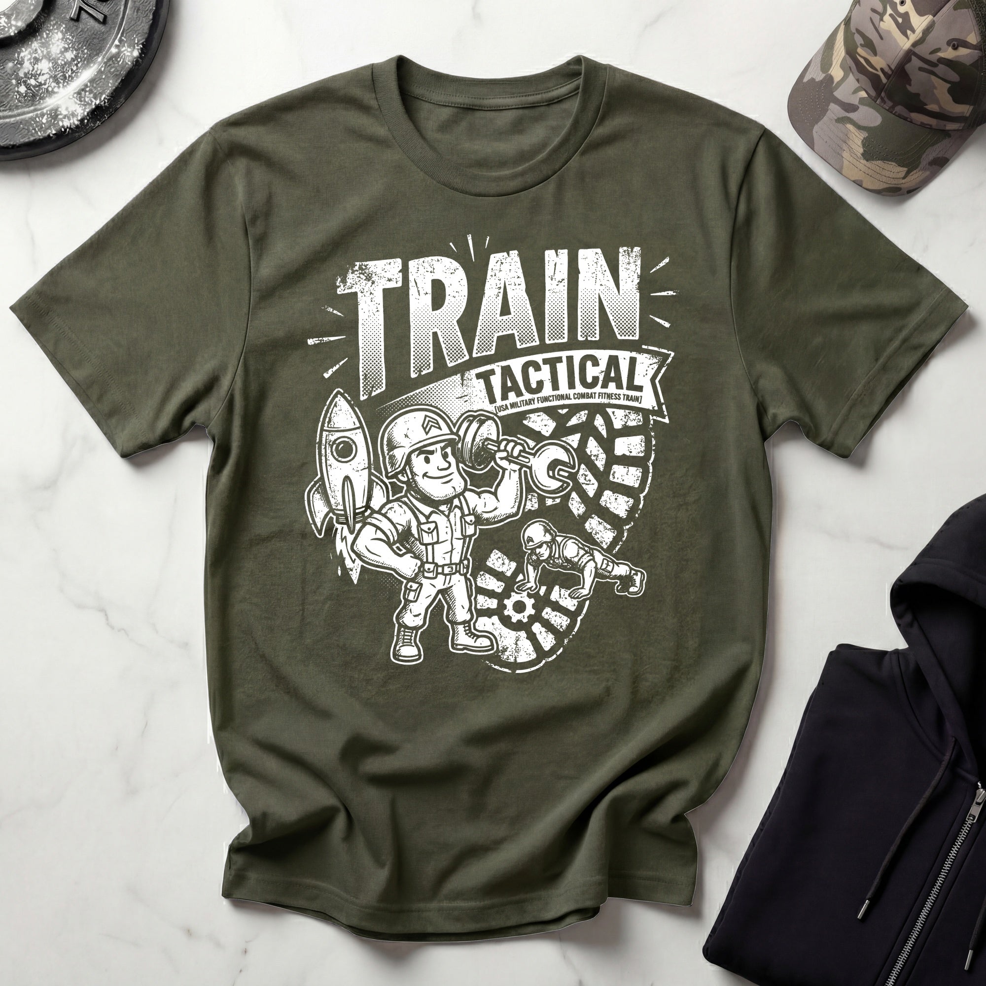 Train Tactical Boot Camp Gym T-Shirt