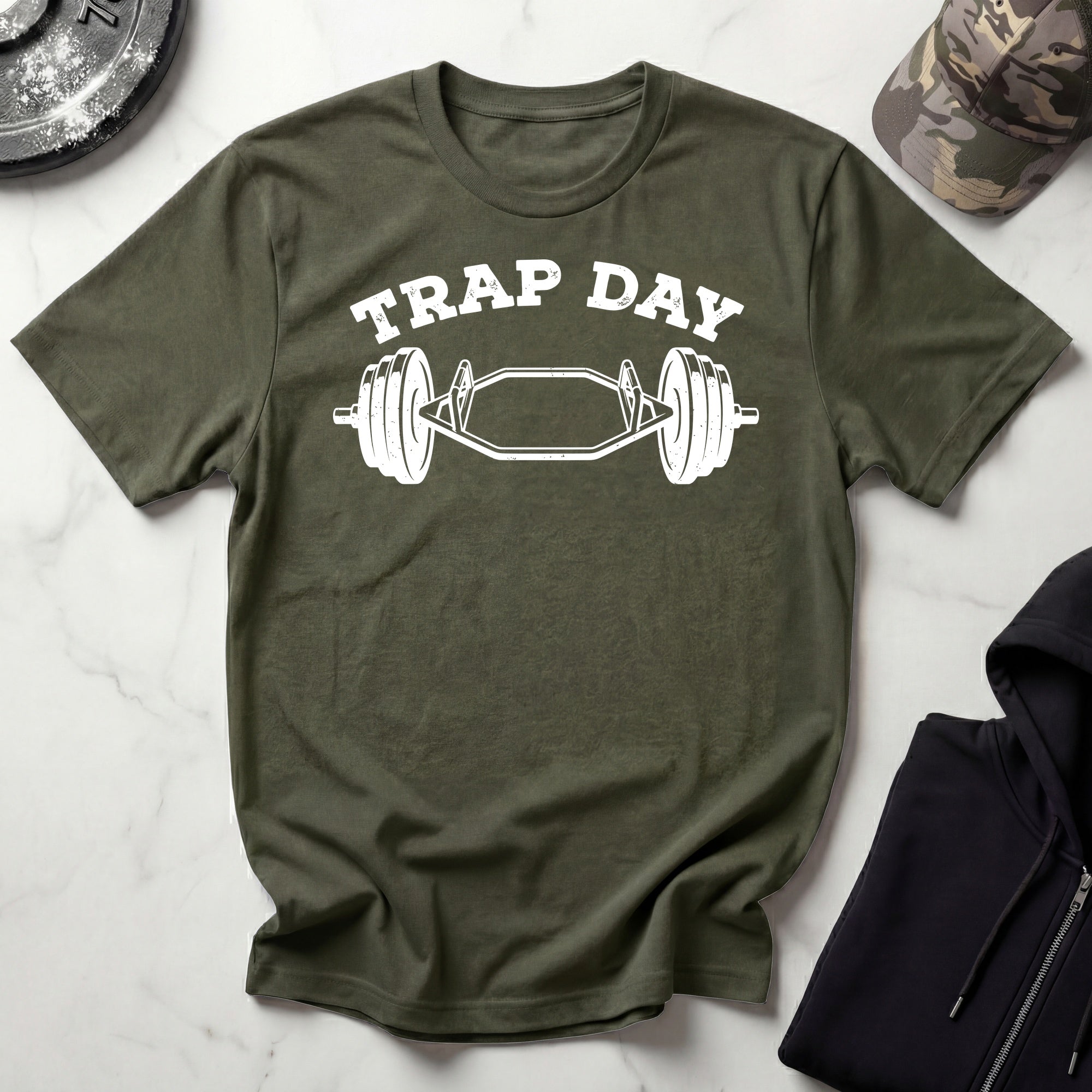 Trapezoid Workout Day Vintage Gym T-Shirt