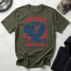 USA 250 Anniversary Gym Graphic Retro Gym T-Shirt