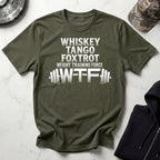 Whiskey Tango Foxtrot Vintage Graphic Gym T-Shirt