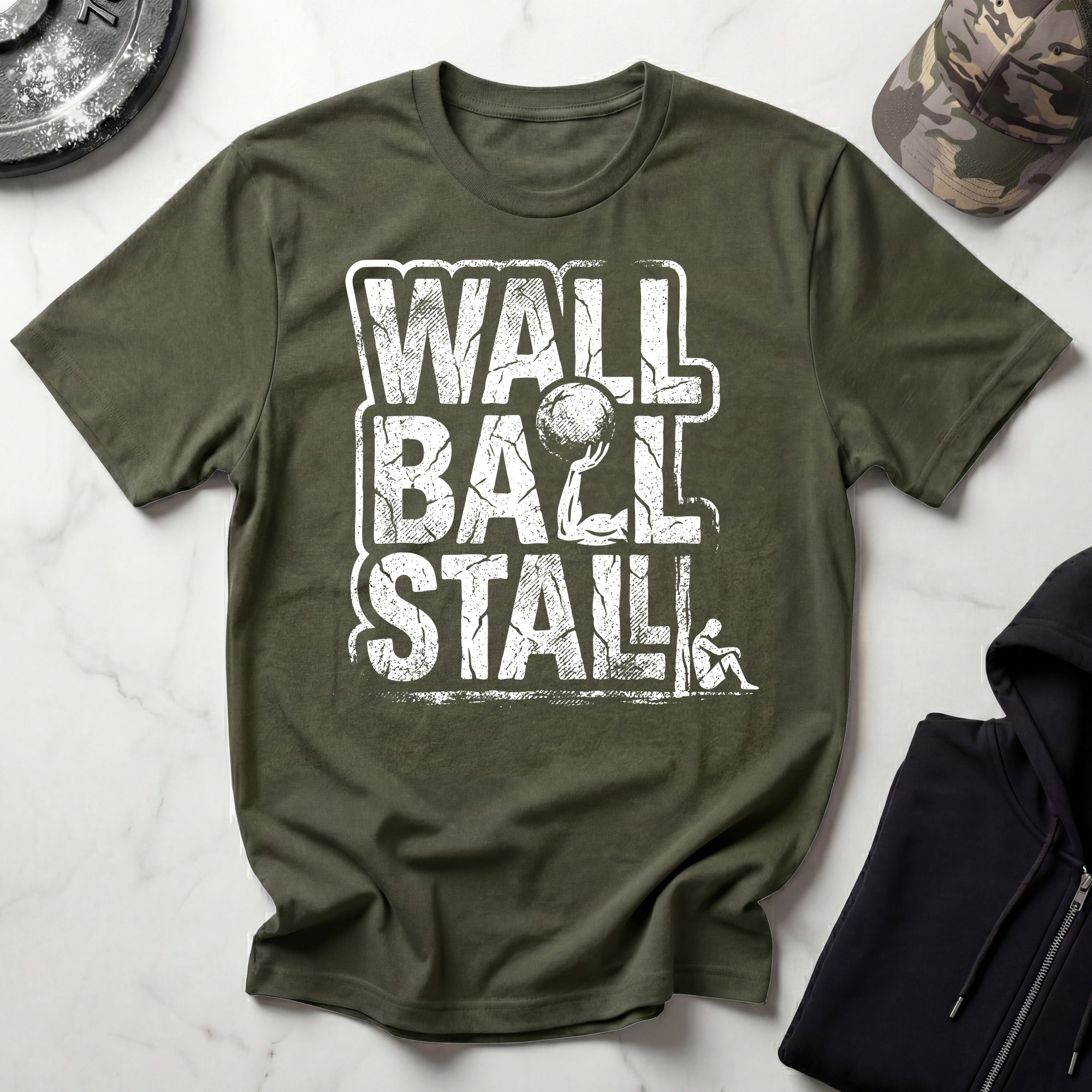 Wall Ball Stall Vintage Gym T-Shirt