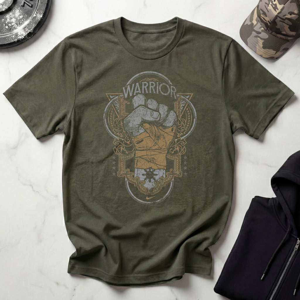 Warrior Fist Graphic Gym T-Shirtt
