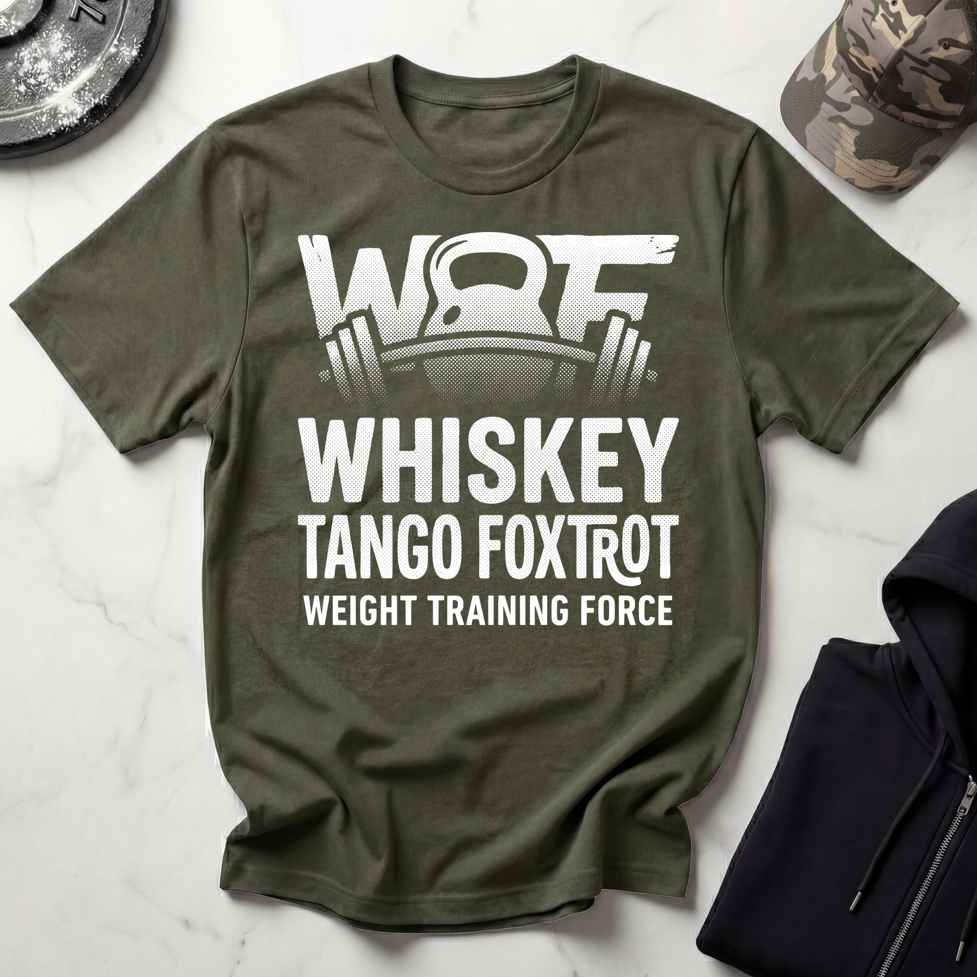 Whiskey Tango Foxtrot Vintage Gym T-Shirt