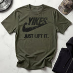 Yikes Just Lift It Vintage Gym Tee-Shirt