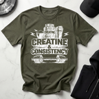 Creatine & Consistency Dark Tee