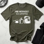 Pre-workout is a Lifestyle Dark Tee