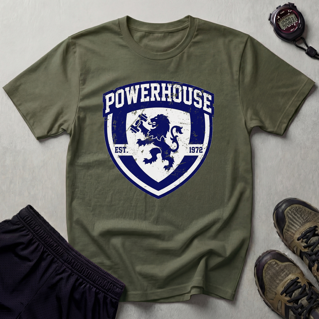 Powerhouse Weightlifting Lion Gym T-Shirt