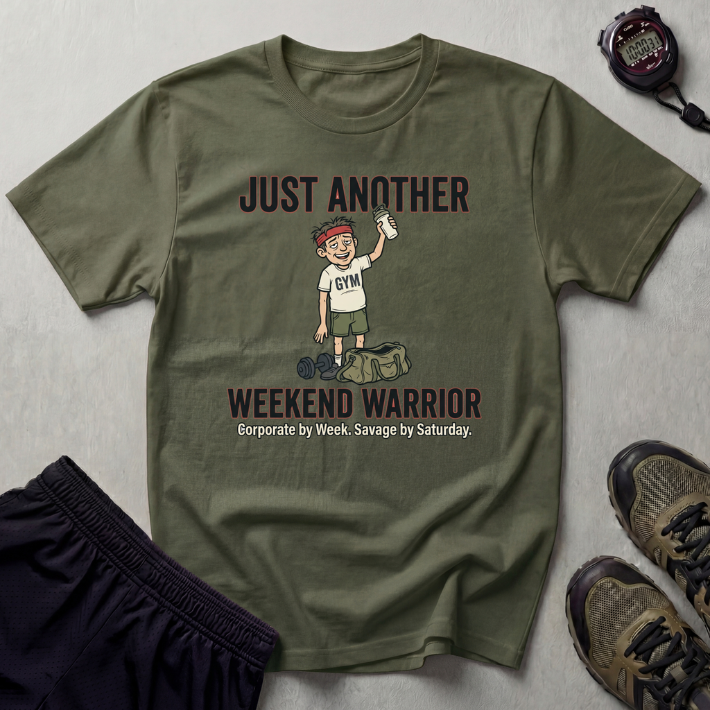 Just Another Weekend Warrior Funny Gym T-Shirt