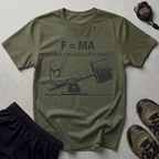 Force = Muscle X Attitude Gym T-Shirt