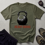 Heavy Swing Kettlebell Workout T-Shirt