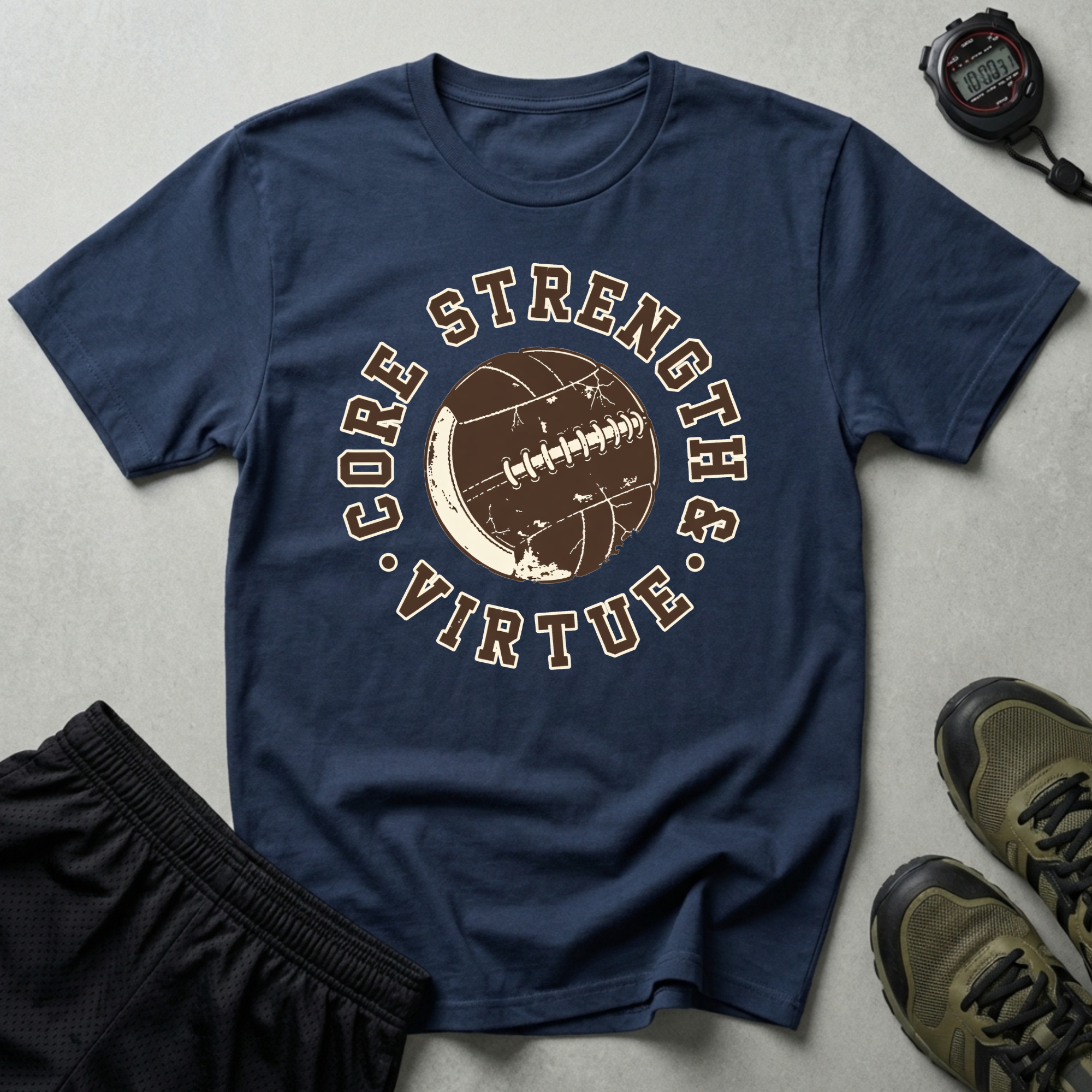 Core Strength and Virtue Gym T-Shirt