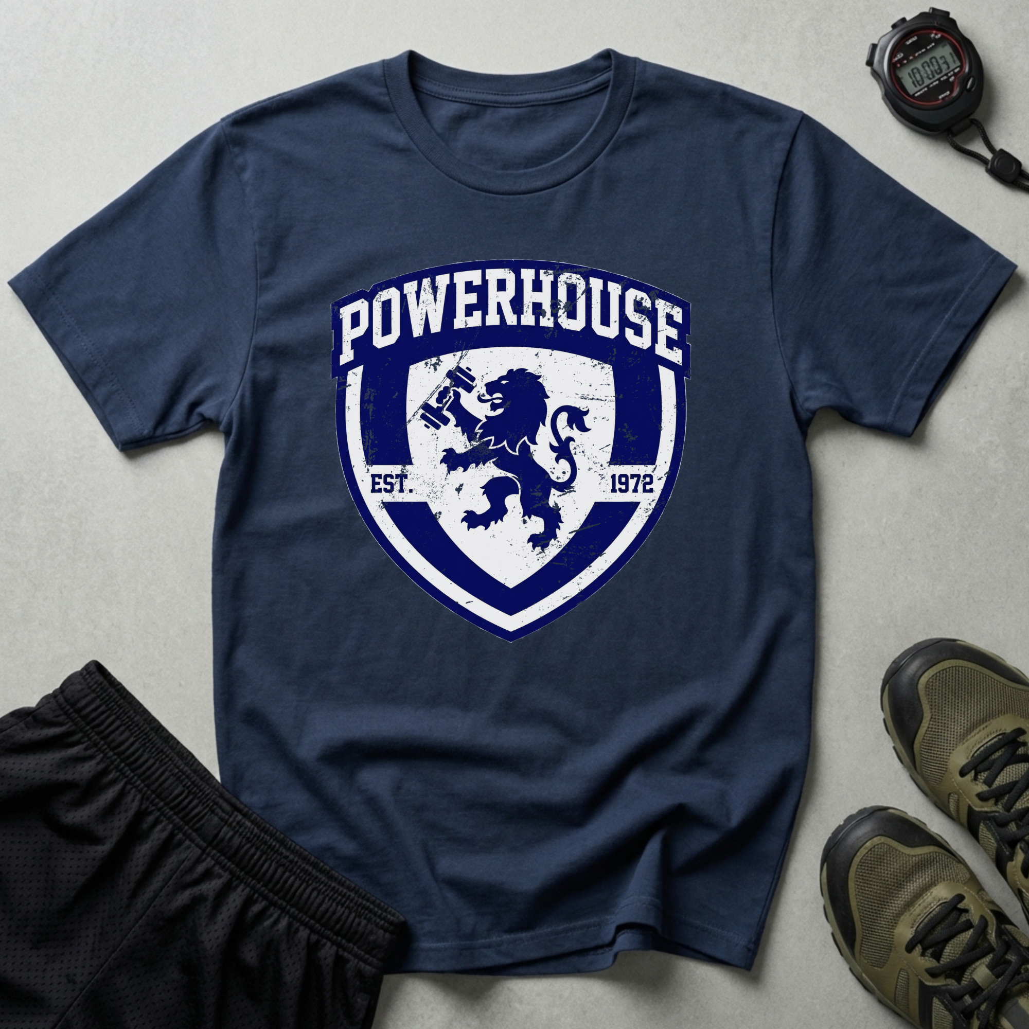 Powerhouse Weightlifting Lion Gym T-Shirt