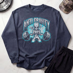 Anti Gravity Alien Gym Crewneck Sweatshirt