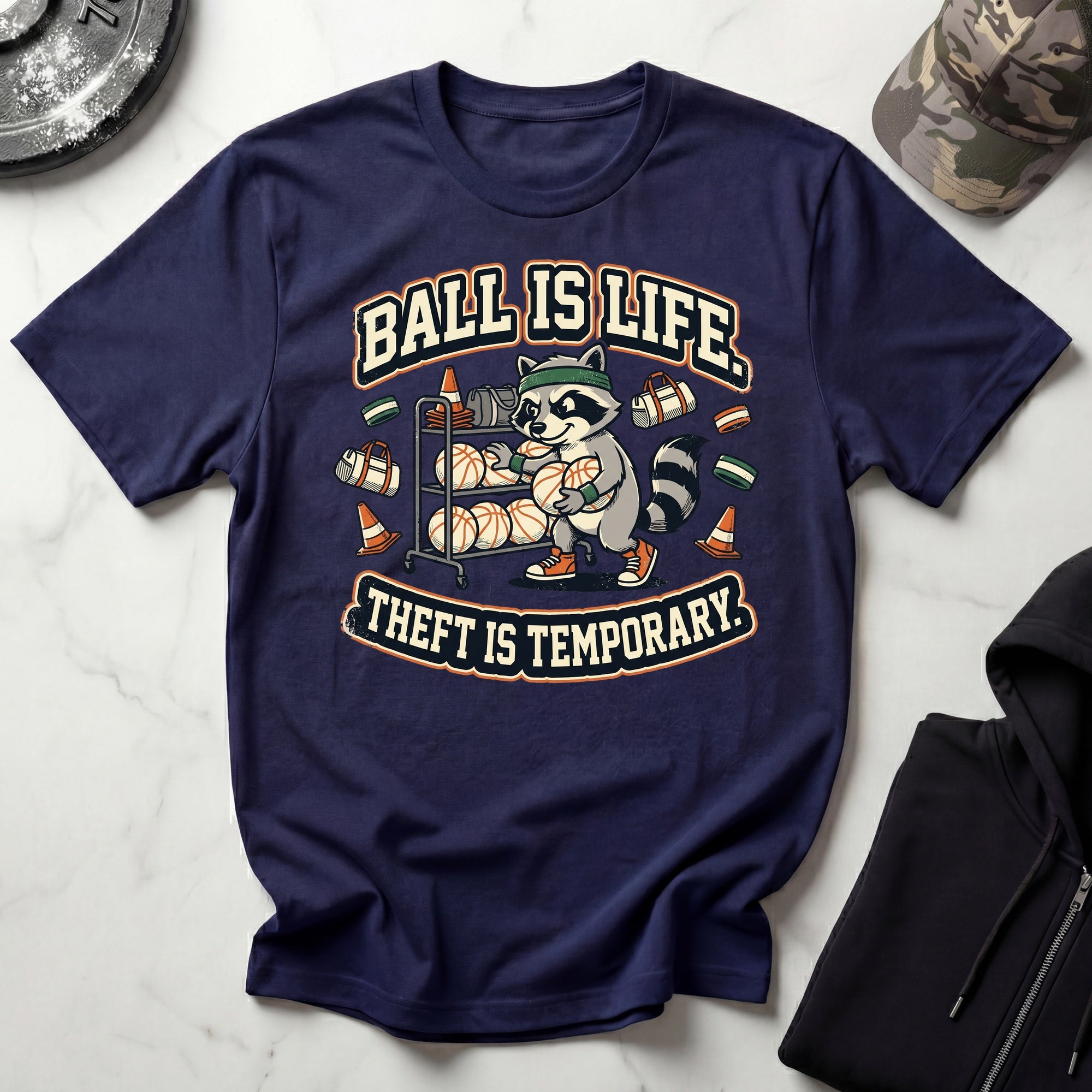 Basketball Is Life Vintage Gym T-Shirt