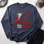 Born To Run Gym Crewneck Sweatshirt