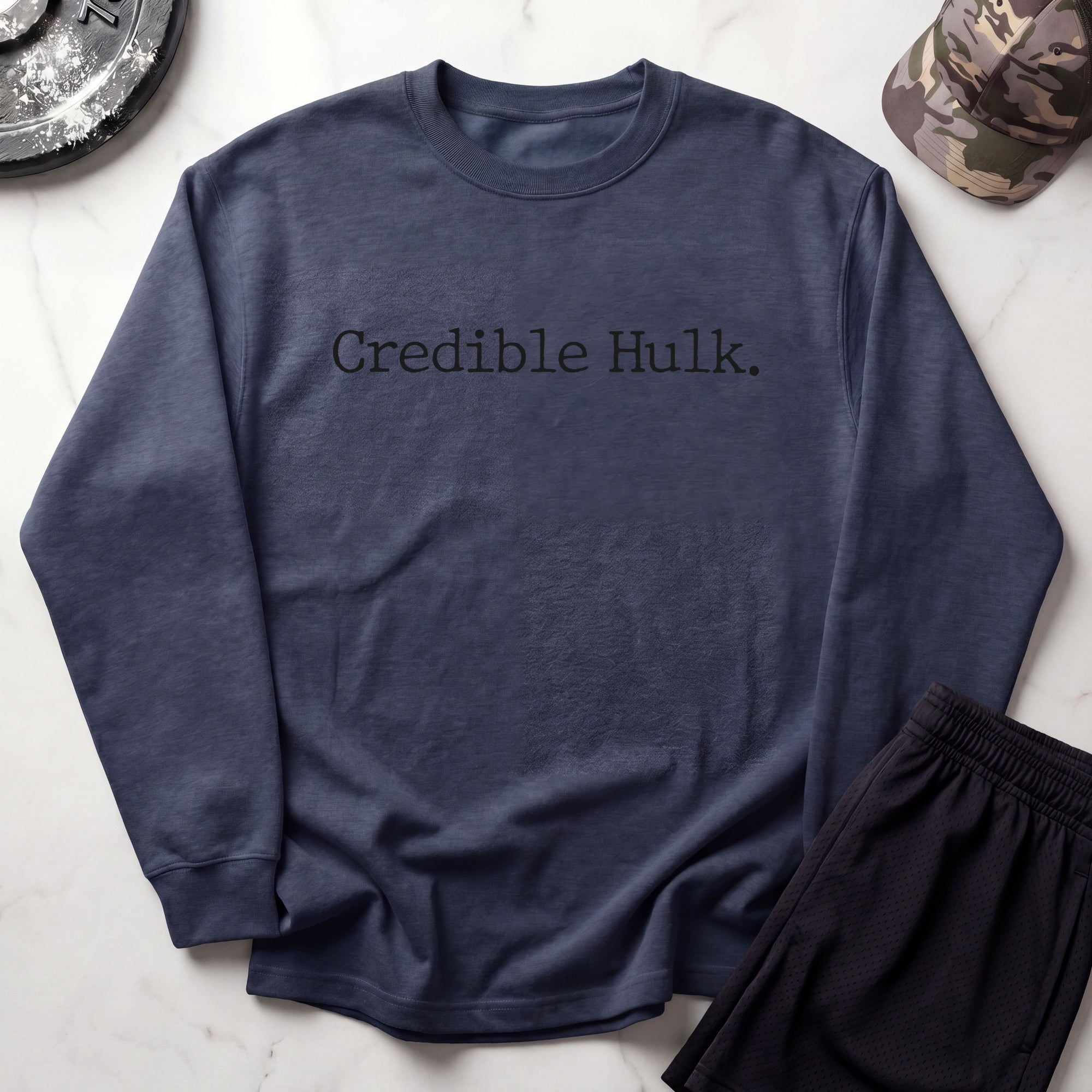 Credible Hulk Vintage Crewneck Sweatshirt