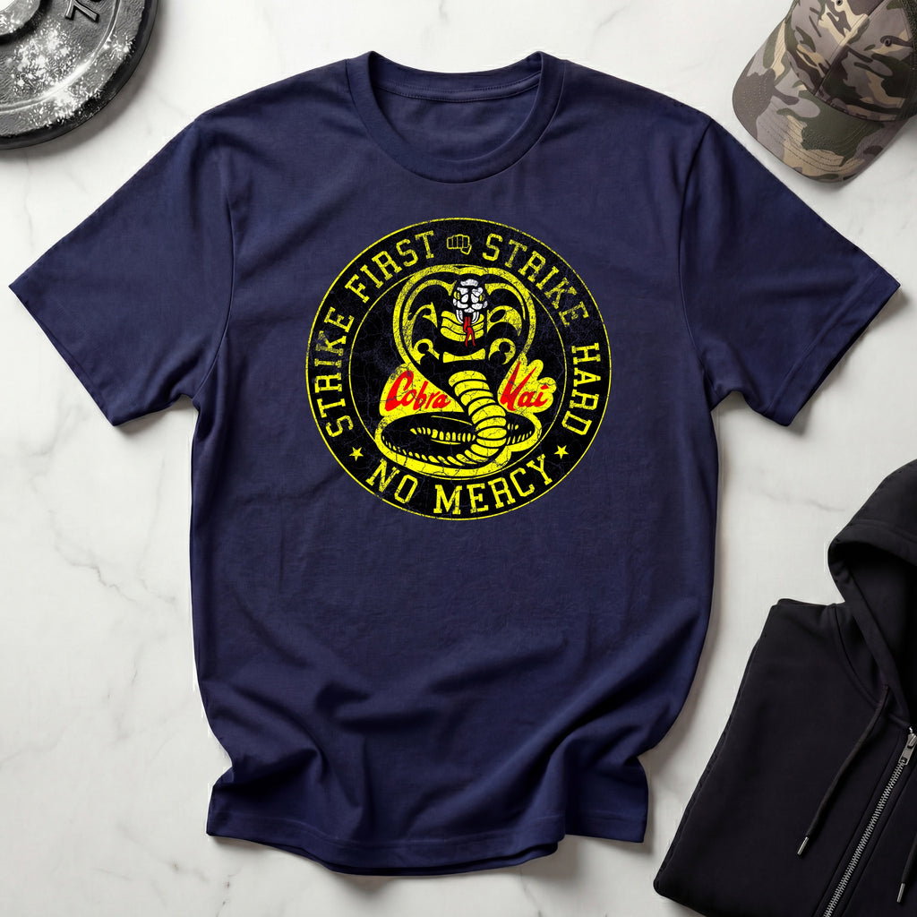 Cobra Kai Strike First Dojo Vintage Gym T-Shirt
